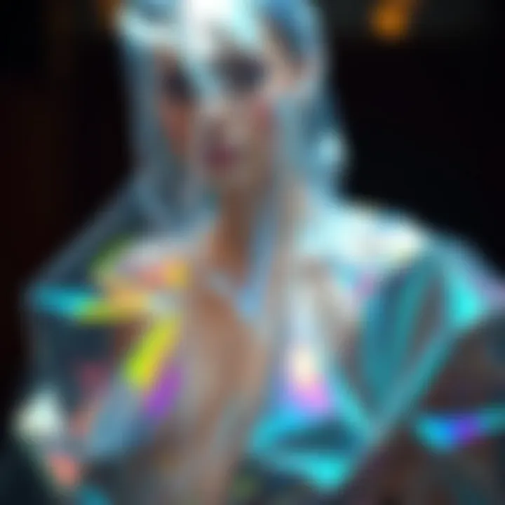 Magnificent Exploring Iridescent Cellophane Rolls in Fashion