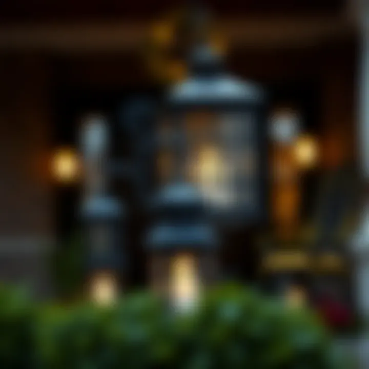 Magnificent Exploring Large Black Lanterns for a Front Porch