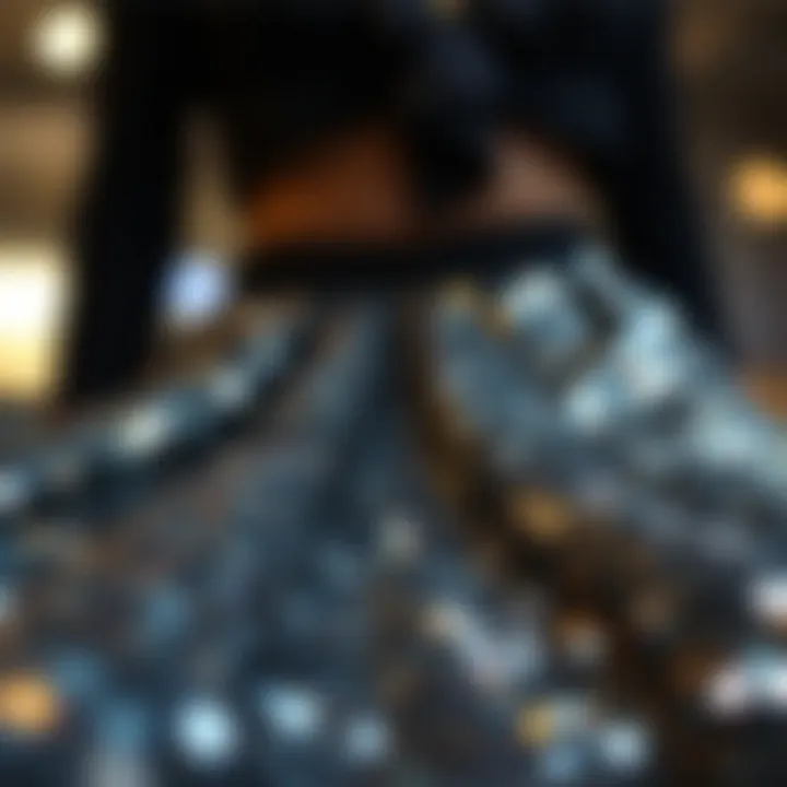 Caring for Your A-Line Sequin Skirt Care instructions for maintaining the luster of sequin fabrics