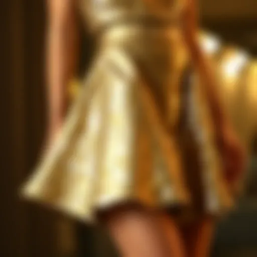 The Allure of A-Line Sequin Skirts Elegant A-line sequin skirt showcasing shimmering details