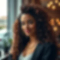 Luxurious curls achieved without heat