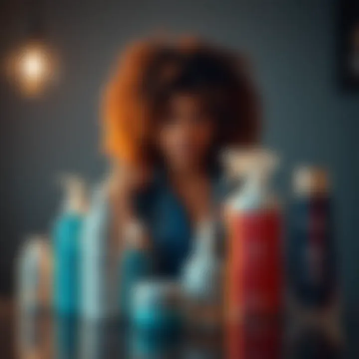 Healthy Curl Products Variety of products for healthy curls