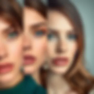 Versatile Eyebrow Looks with Ash Brown A comparison of different eyebrow looks achieved with ash brown pencils on various hair colors.