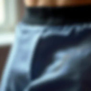Close-up of fabric texture and quality for boxer briefs