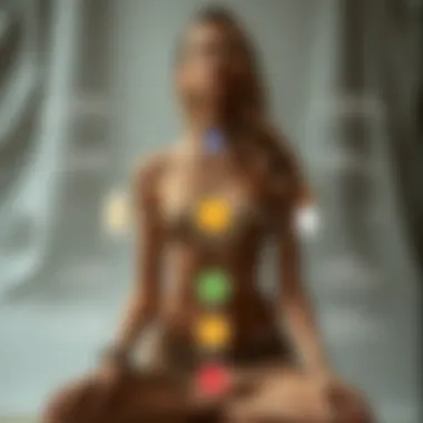 Chakra Alignment and Essential Oil Benefits Visual diagram showing chakra alignment with essential oil benefits