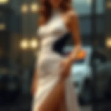 Chic Combinations of Shapewear and Slit Dresses Stylish slit dress paired with chic shapewear