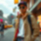 The Essence of Chic Streetwear Stylish urban outfit reflecting contemporary streetwear trends