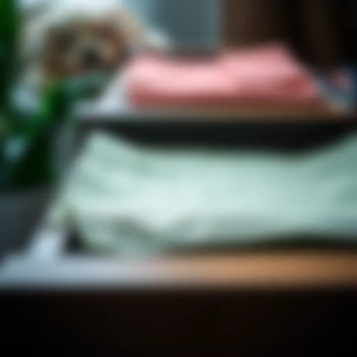 Close-up of sustainable materials used in collapsible drawer design