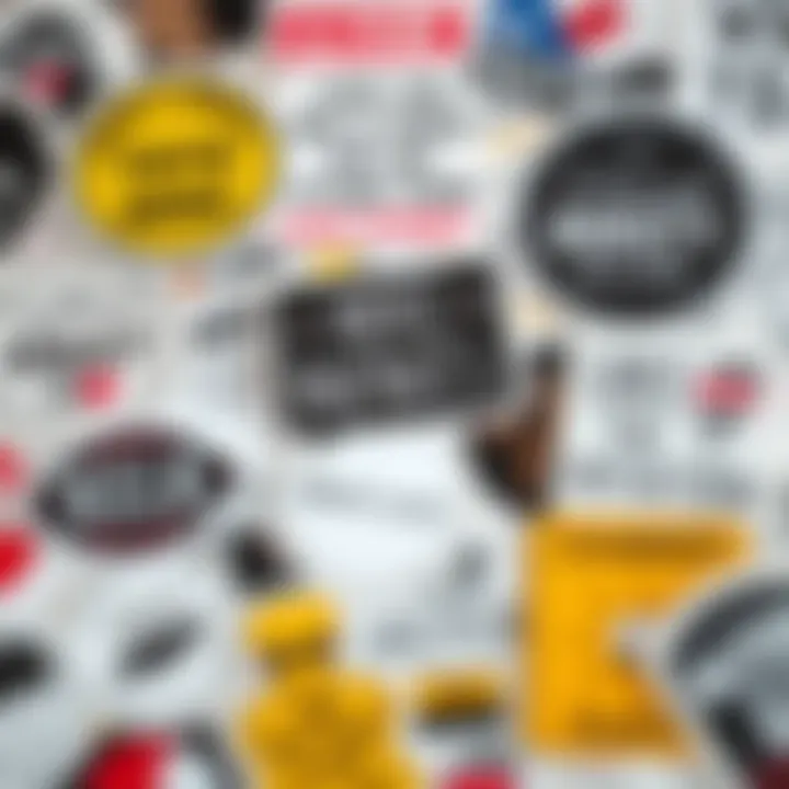 Diverse Designs of Motivational Stickers A collection of diverse motivational stickers, highlighting different designs and messages for personal expression.