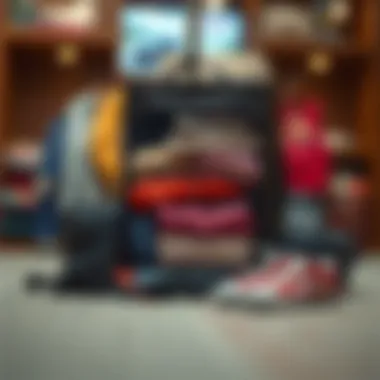 Compact travel storage bags for efficient packing