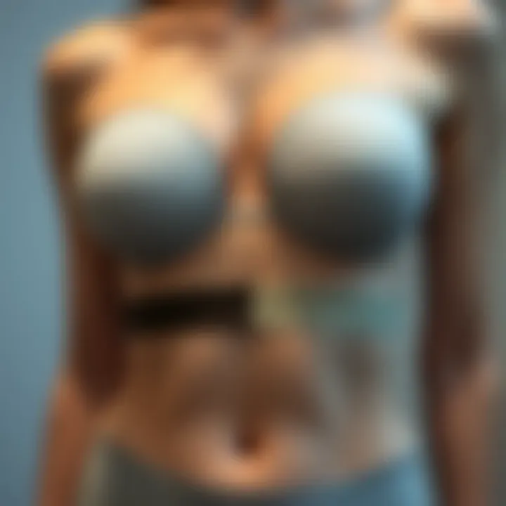 A visual comparison of comfort levels in various breast lift tapes, emphasizing skin sensitivity and durability through texture analysis.