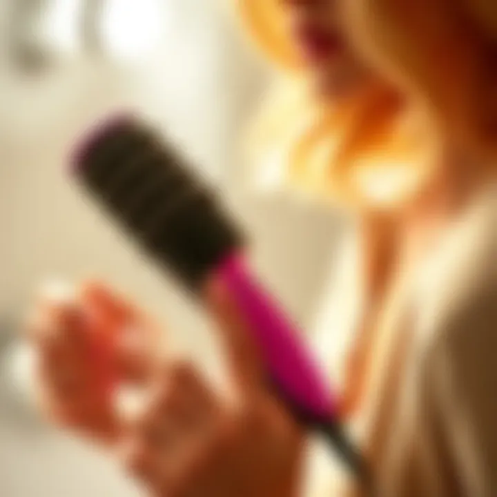 Maintenance of Hair Remover Rollers Illustration of proper care techniques for maintaining hair remover rollers