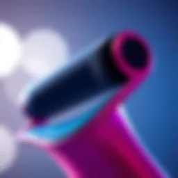 Close-up view of a hair remover roller demonstrating texture and design