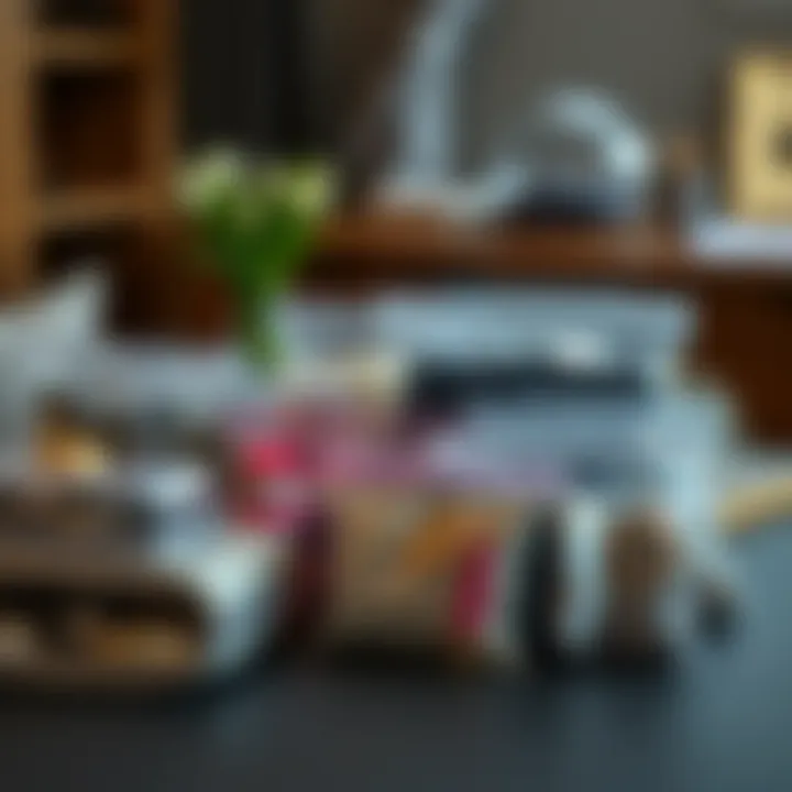 Different styles of plastic jewelry storage bags neatly organized on a surface.