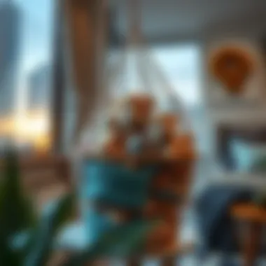 Creative decor idea using stuffed animal storage nets