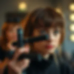 Different types of curlers for bangs