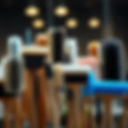 A variety of cleaning brushes designed for window tracks displayed together.