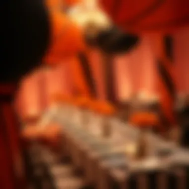 Notable Effective Usage of Orange and Black Party Decorations