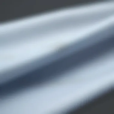 Detailed view of fabric quality and texture