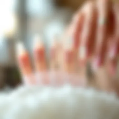 High-quality nail tips and forms for creating the perfect French manicure.