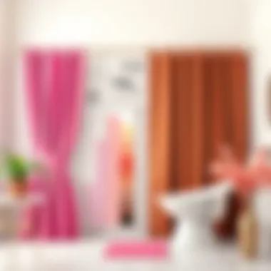 Color psychology chart showcasing the effects of pink and brown