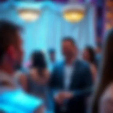 Capturing Memorable Moments Luxurious backdrop enhancing guest photography