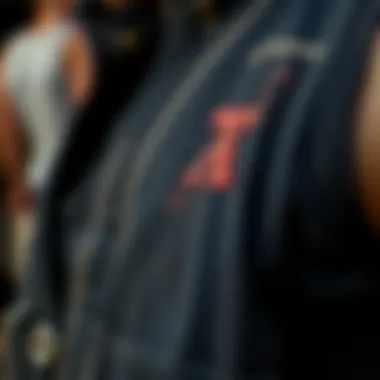 Close-up of fabric texture showcasing craftsmanship