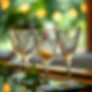 Eco-friendly features highlighted through stylish clear plastic cocktail glasses