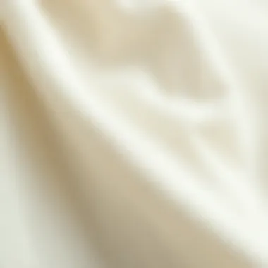 Close-up of sustainable cotton fabric texture