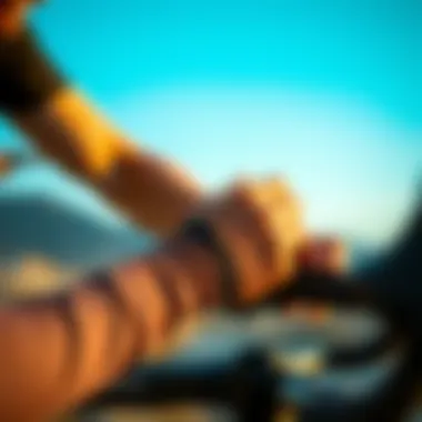 Cycling cooling sleeves being cleaned and maintained