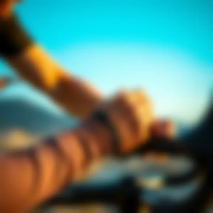 Cycling cooling sleeves being cleaned and maintained