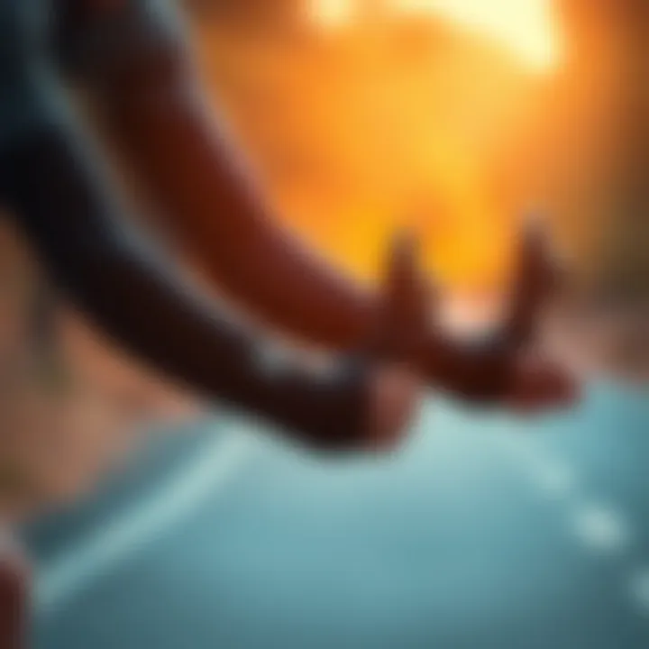 Different styles of cycling cooling sleeves displayed