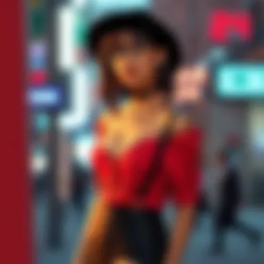 Fashionable Outfit with Suspender Pantyhose A stylish model pairing suspender pantyhose with a fashionable outfit