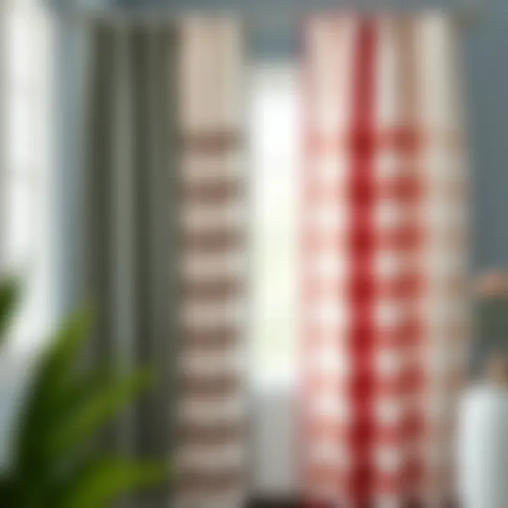 Variety of materials for farmhouse shower curtains