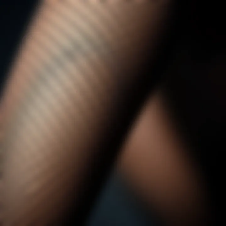 A close-up of textured fishnet fabric showcasing its intricate design.