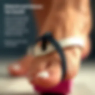 Material and Design Features of Toe Guards Close-up view of a flip flop toe guard highlighting its material and design features