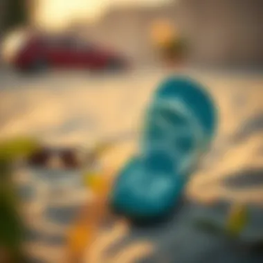 Sustainability Trends in Flip Flop Design Infographic on sustainability trends in flip flop production