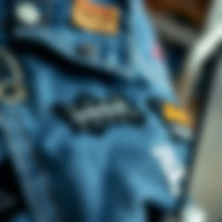 Applying Patches to Denim Step-by-step application of patches on jeans