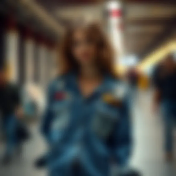 Sustainable Fashion with Upcycled Denim Sustainable fashion representation through upcycled denim