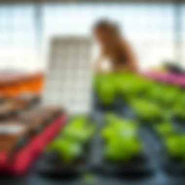 Choosing the Right Tray Material Different materials used for seed trays displayed side by side
