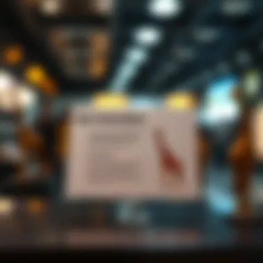 Care instructions for maintaining giraffe blouses displayed on a card