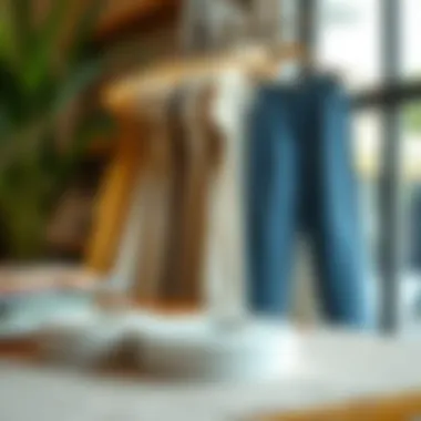 Sustainable alternatives to heat hem tape displayed in a fashionable setup