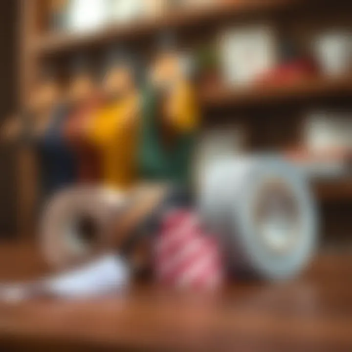 Illustration demonstrating various types of heat hem tape available in the market