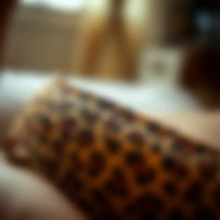 Comfort Features of Leopard G String Close-up of leopard g string detailing emphasizing comfort