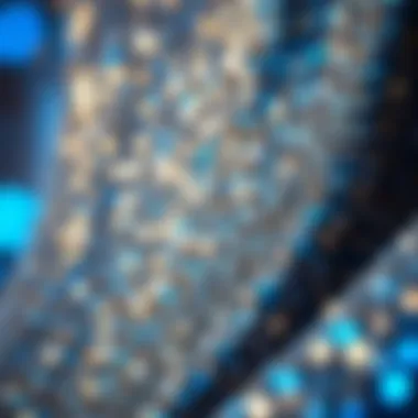 Close-up of Sequin Detailing Close-up of shimmering sequins detailing on a long dress design