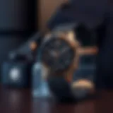 Elegant magnetic watch band showcasing versatility