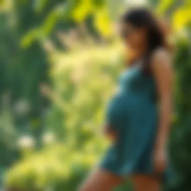 Sustainable materials used in maternity skorts