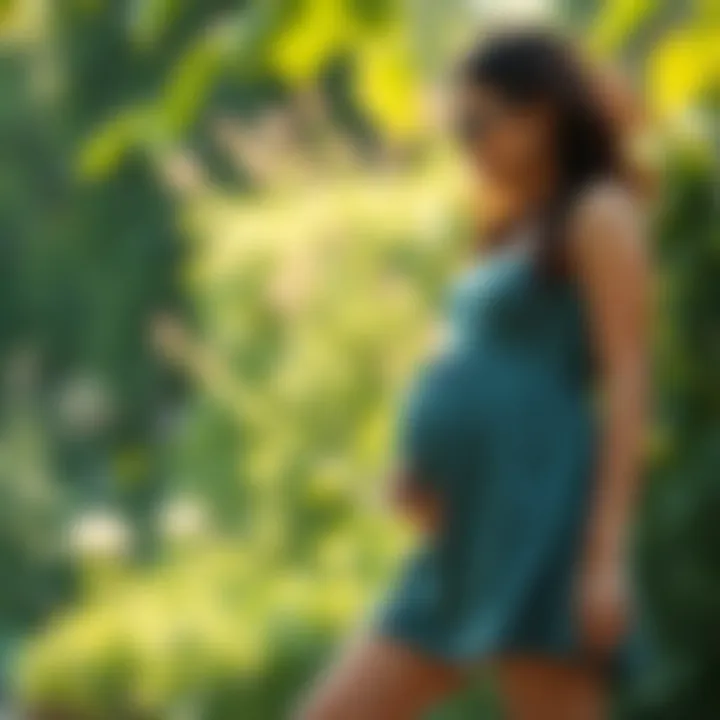 Sustainable materials used in maternity skorts