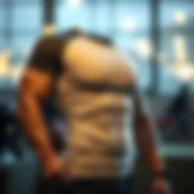 Illustration of proper fit for compression wear