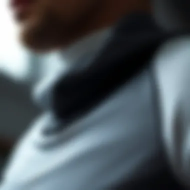 Close-up of high-quality material used in compression wear